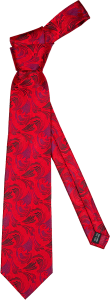 red tie PNG image-8195